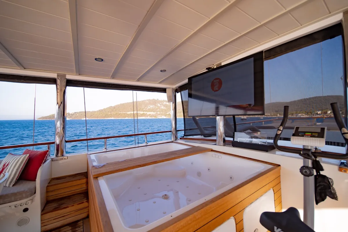 Caustic, a Custom Made Caustic sailboat at Bodrum, Turkey
