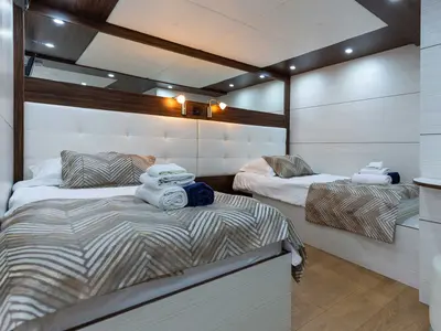 Cabin on Premium +, a Gulet Power Catamaran catamaran at Split, Croatia
