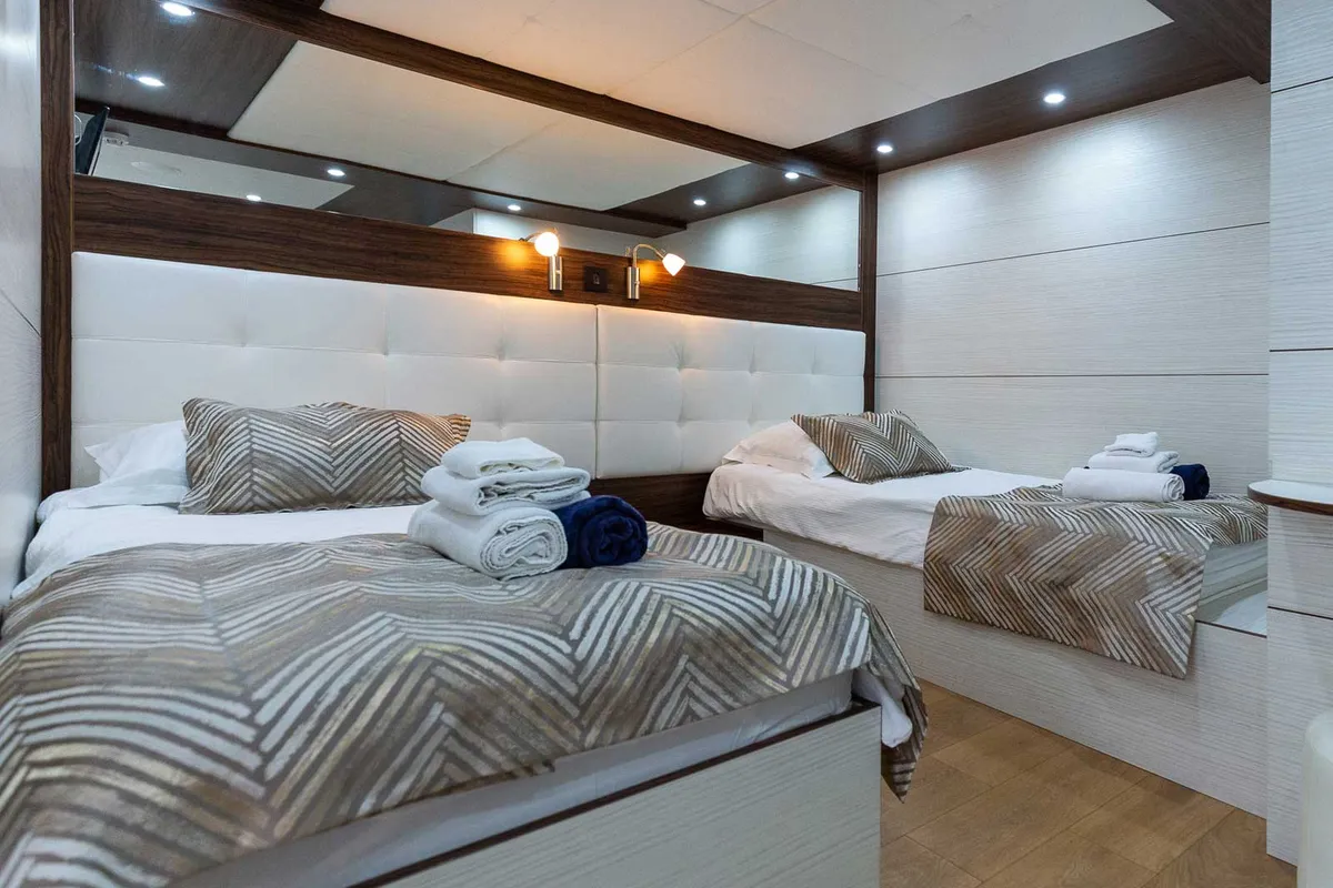 Cabin on Premium +, a Gulet Power Catamaran catamaran at Split, Croatia