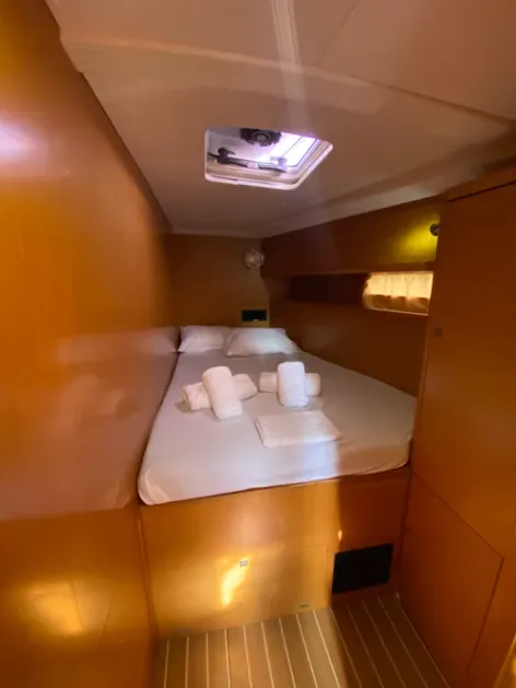 Cabin on Christianna 12, a Jeanneau 53 sailboat at Athens, Greece