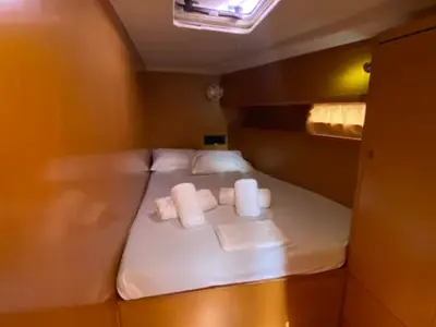 Cabin on Christianna 12, a Jeanneau 53 sailboat at Athens, Greece