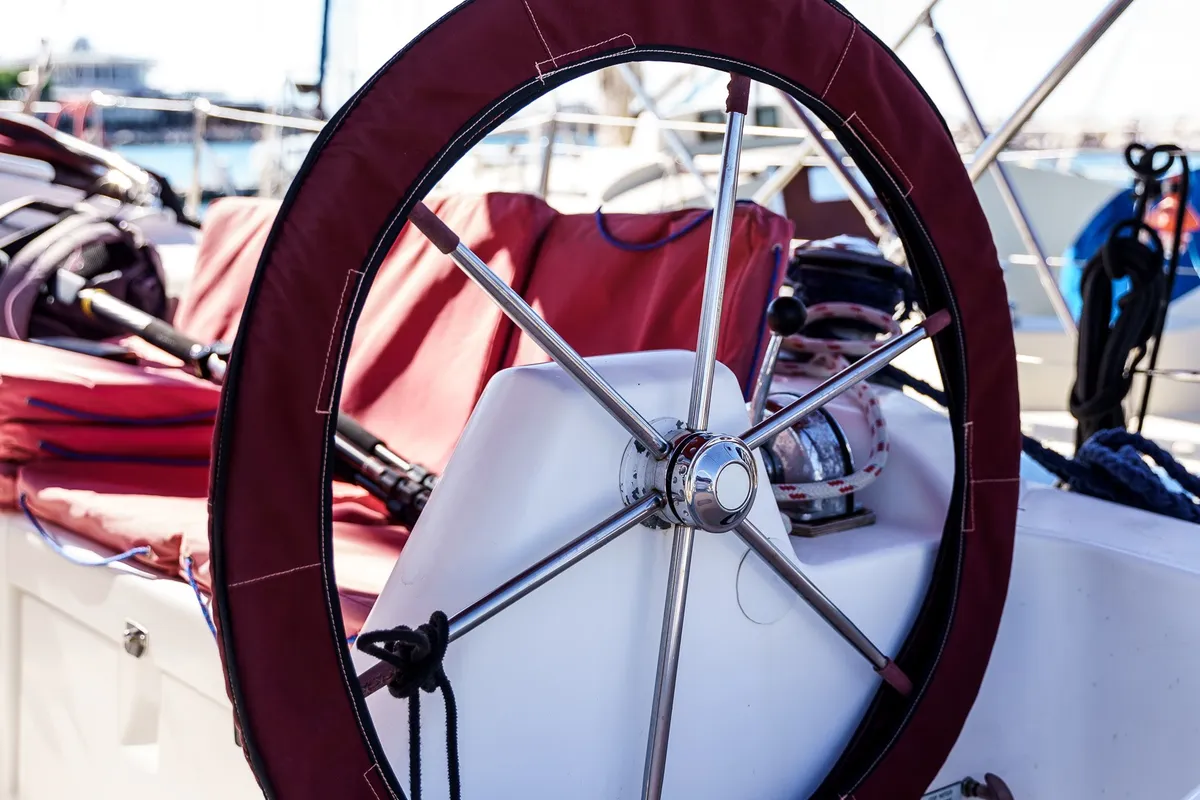 Andromeda, a Dufour 43 sailboat at Municipal Unit of Ellomenos, Greece