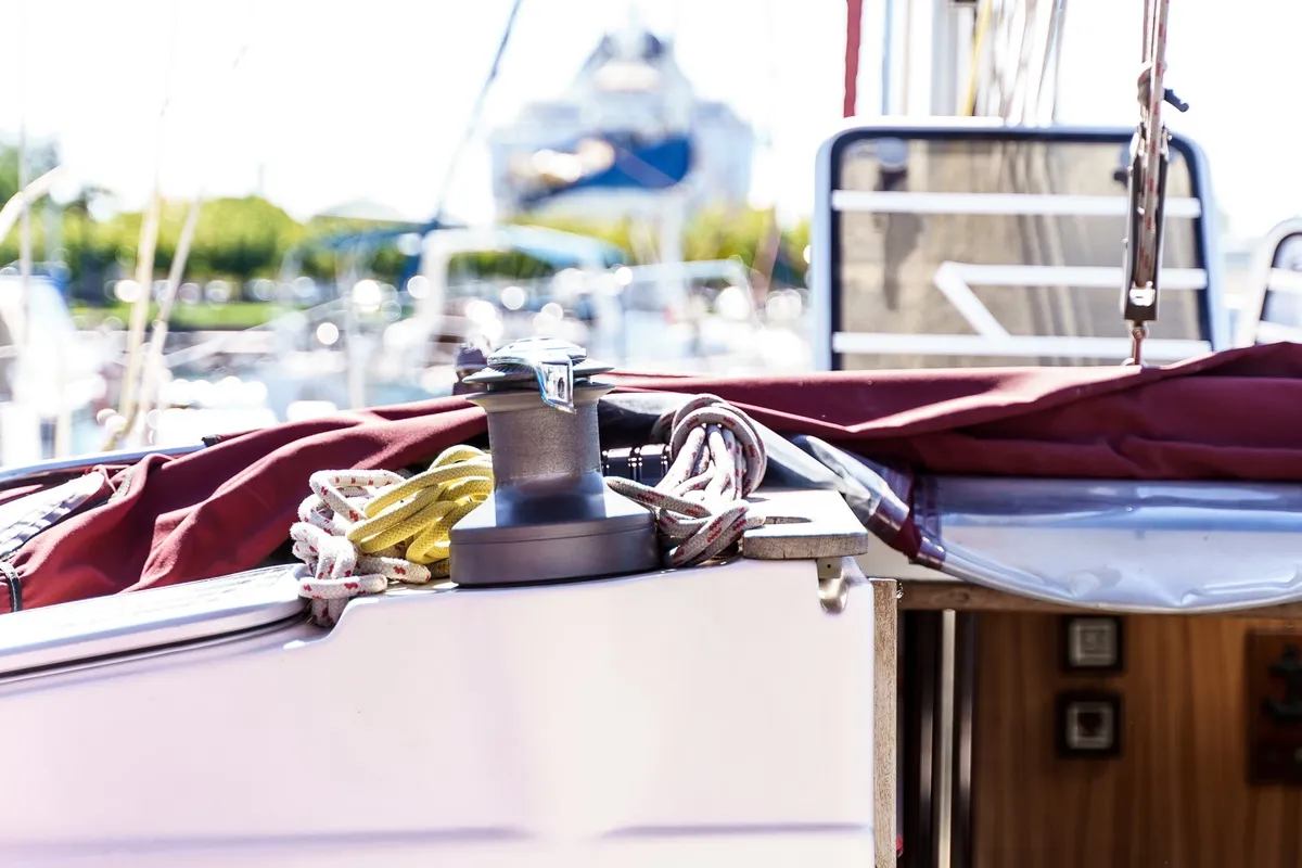 Andromeda, a Dufour 43 sailboat at Municipal Unit of Ellomenos, Greece