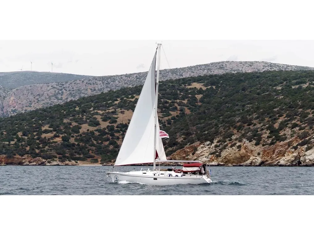 Andromeda, a Dufour 43 sailboat at Municipal Unit of Ellomenos, Greece