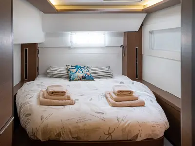 Cabin on Sofia, a Lagoon 46 catamaran at Općina Rogoznica, Croatia