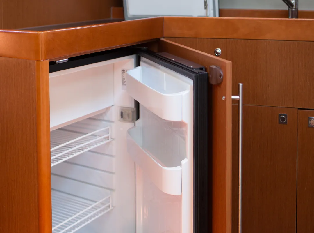 Galley of DAEDALUS, a Beneteau Oceanis 45 sailboat at Municipal Unit of Lefkada, Greece