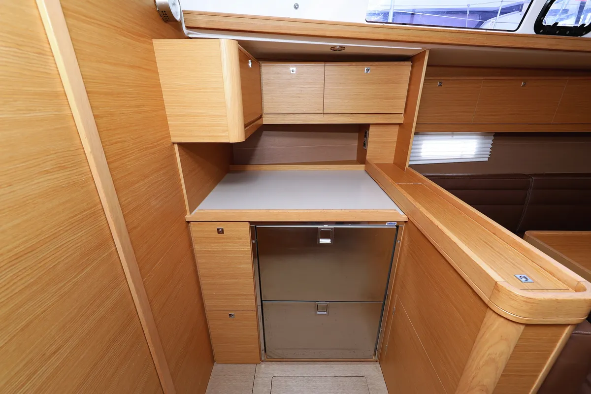 Galley of Siri, a Dufour 460 GL sailboat at Grad Vodice, Croatia