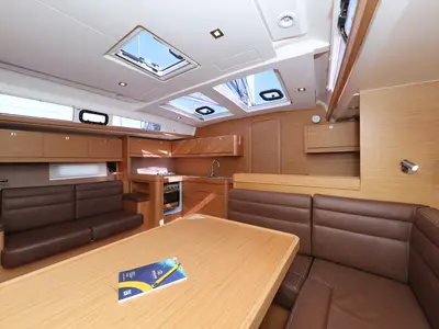 Salon of Siri, a Dufour 460 GL sailboat at Grad Vodice, Croatia