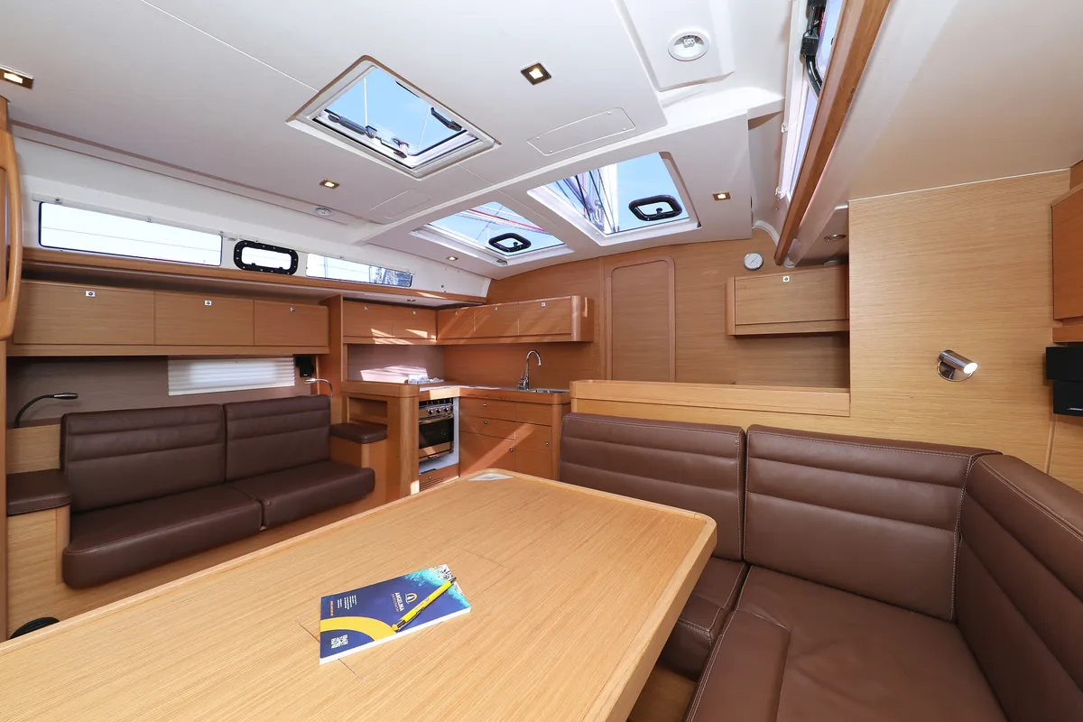 Salon of Siri, a Dufour 460 GL sailboat at Grad Vodice, Croatia