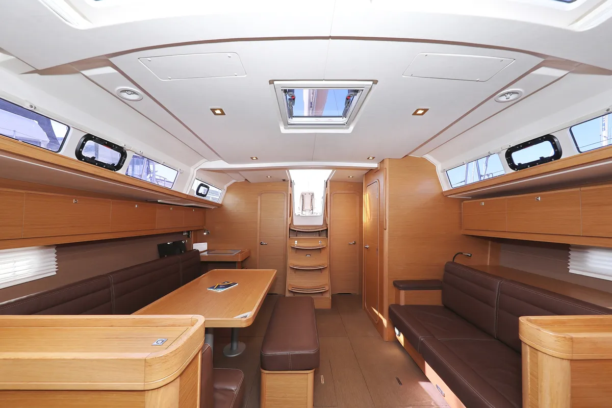 Salon of Siri, a Dufour 460 GL sailboat at Grad Vodice, Croatia