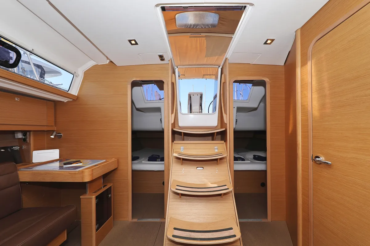 Salon of Siri, a Dufour 460 GL sailboat at Grad Vodice, Croatia