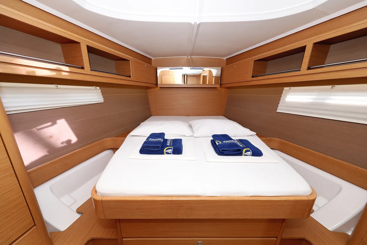 Cabin on Siri, a Dufour 460 GL sailboat at Grad Vodice, Croatia
