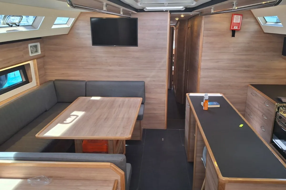 Emporion, a D&D Kufner 57 sailboat at Grad Trogir, Croatia