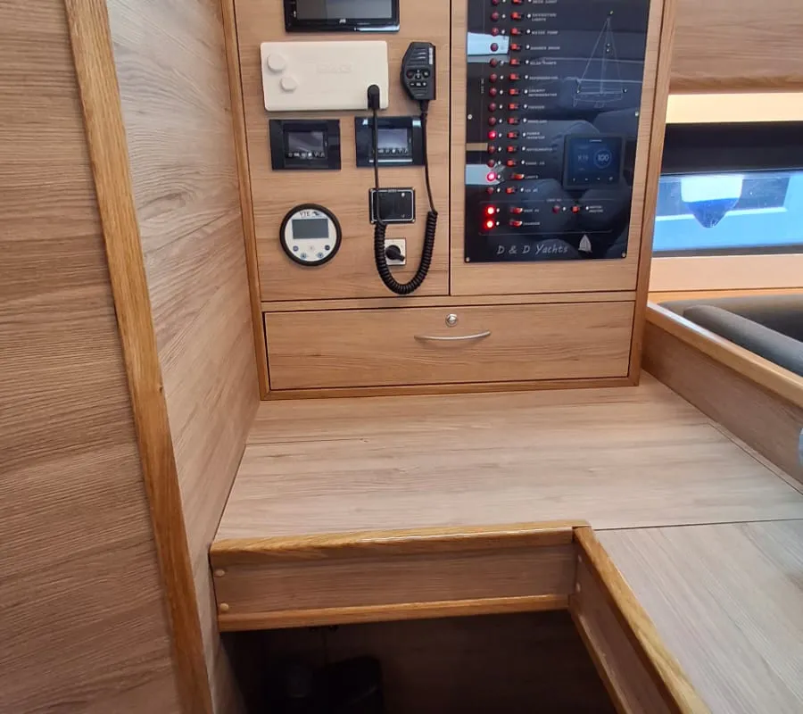 Emporion, a D&D Kufner 57 sailboat at Grad Trogir, Croatia