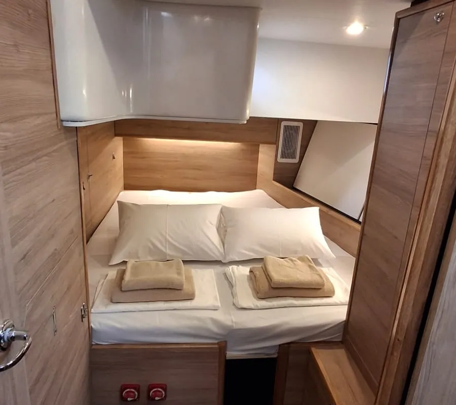 Emporion, a D&D Kufner 57 sailboat at Grad Trogir, Croatia