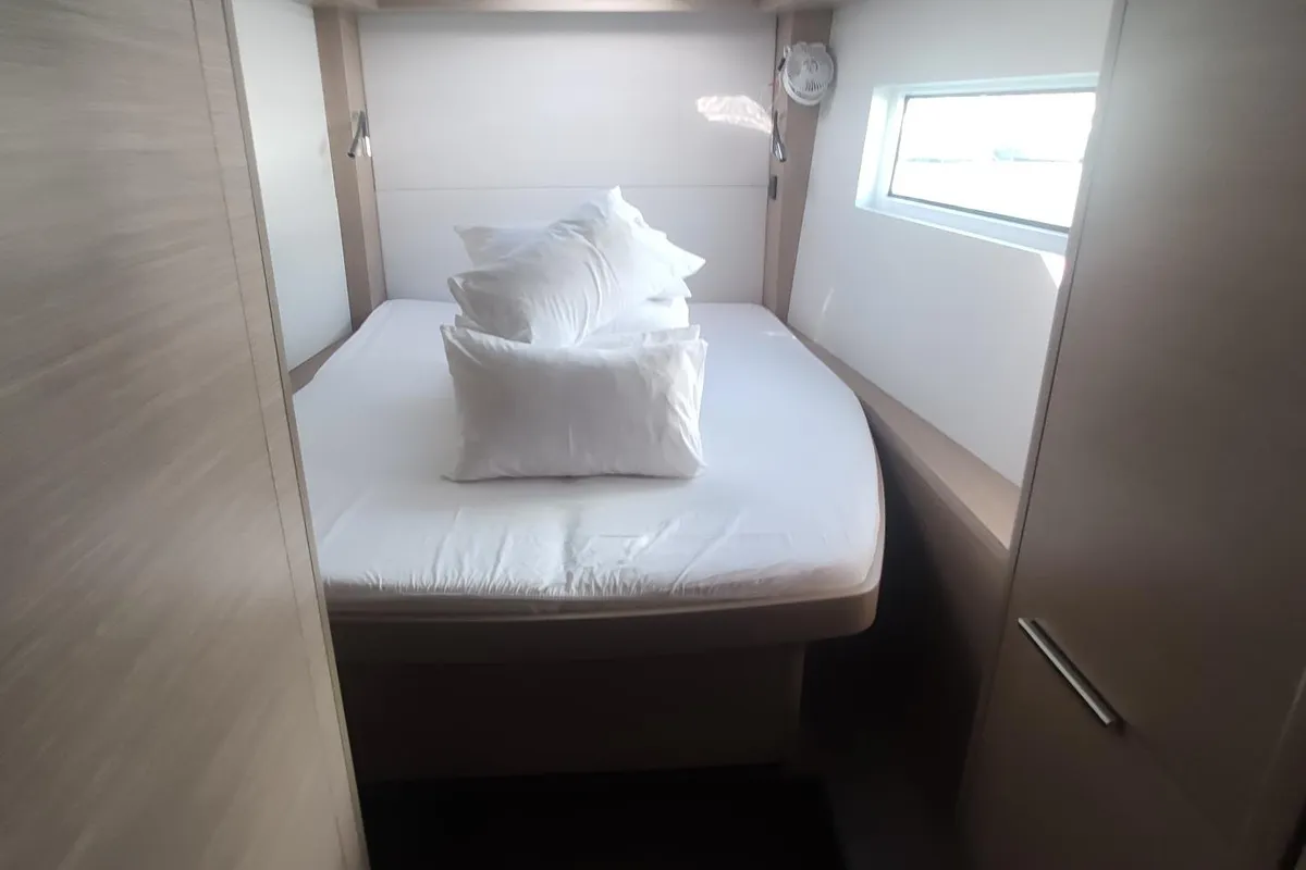 Cabin on Euphoria IV, a Lagoon 51 catamaran at Grad Kaštela, Croatia
