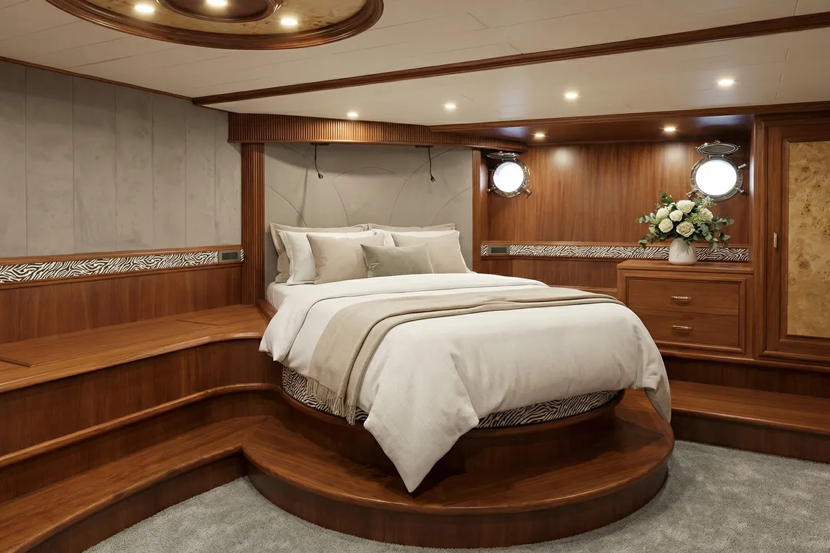 Cabin on Tosca, a Gulet Motoryacht motor yacht at Marmaris, Turkey