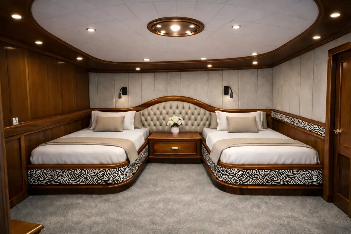 Cabin on Tosca, a Gulet Motoryacht motor yacht at Marmaris, Turkey
