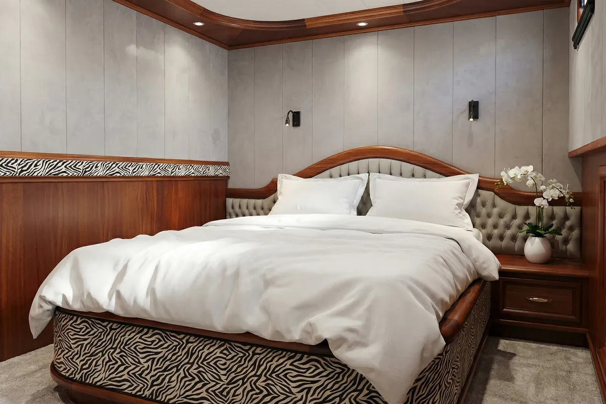 Cabin on Tosca, a Gulet Motoryacht motor yacht at Marmaris, Turkey