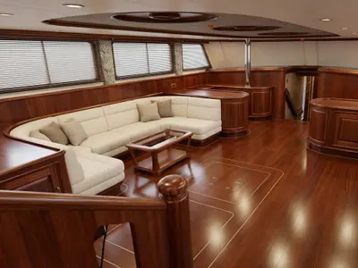 Salon of Tosca, a Gulet Motoryacht motor yacht at Marmaris, Turkey