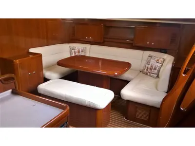 Galley of Delfios, a Ocean Star 56.1 sailboat at Preveza, Greece