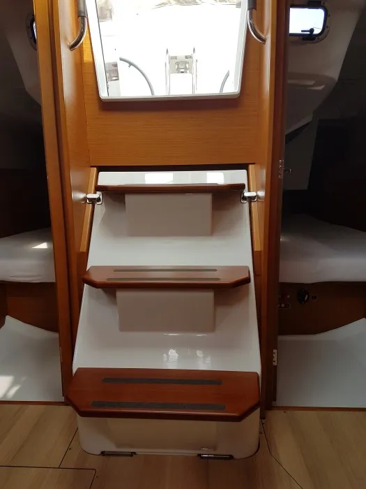 Cabin on Romana, a Jeanneau Sun Odyssey 349 sailboat at Grad Pula, Croatia