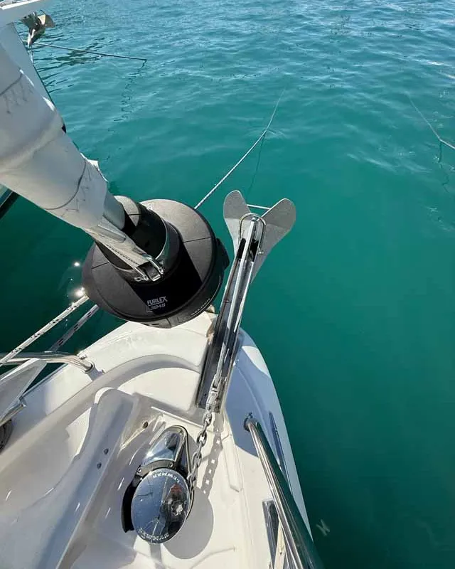 The Cat, a Bavaria C38 sailboat at Fethiye, Turkey