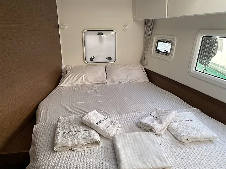 Cabin on Orsa, a Lagoon 42 - 4 + 2 cab. catamaran at Skiathos, Greece
