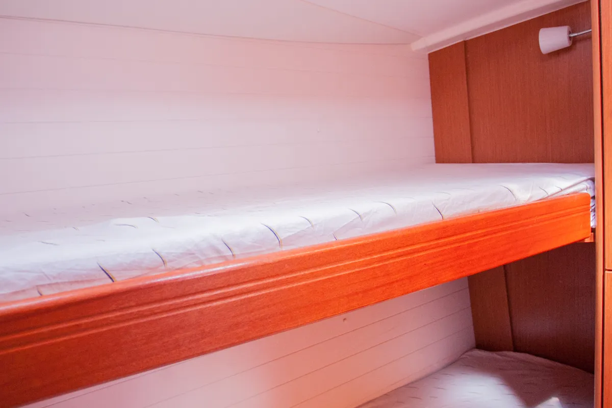 Cabin on Summer Smile, a Bavaria Cruiser 51 sailboat at Split, Croatia