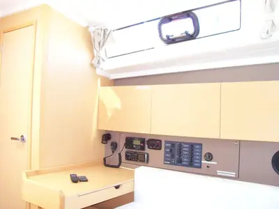 Salon of Marica, a Beneteau Oceanis 38 sailboat at Grad Trogir, Croatia