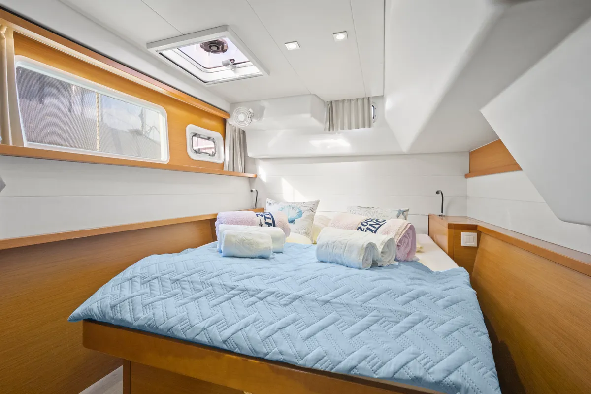 Cabin on MAJESTIC, a Lagoon 450 catamaran at Grad Šibenik, Croatia