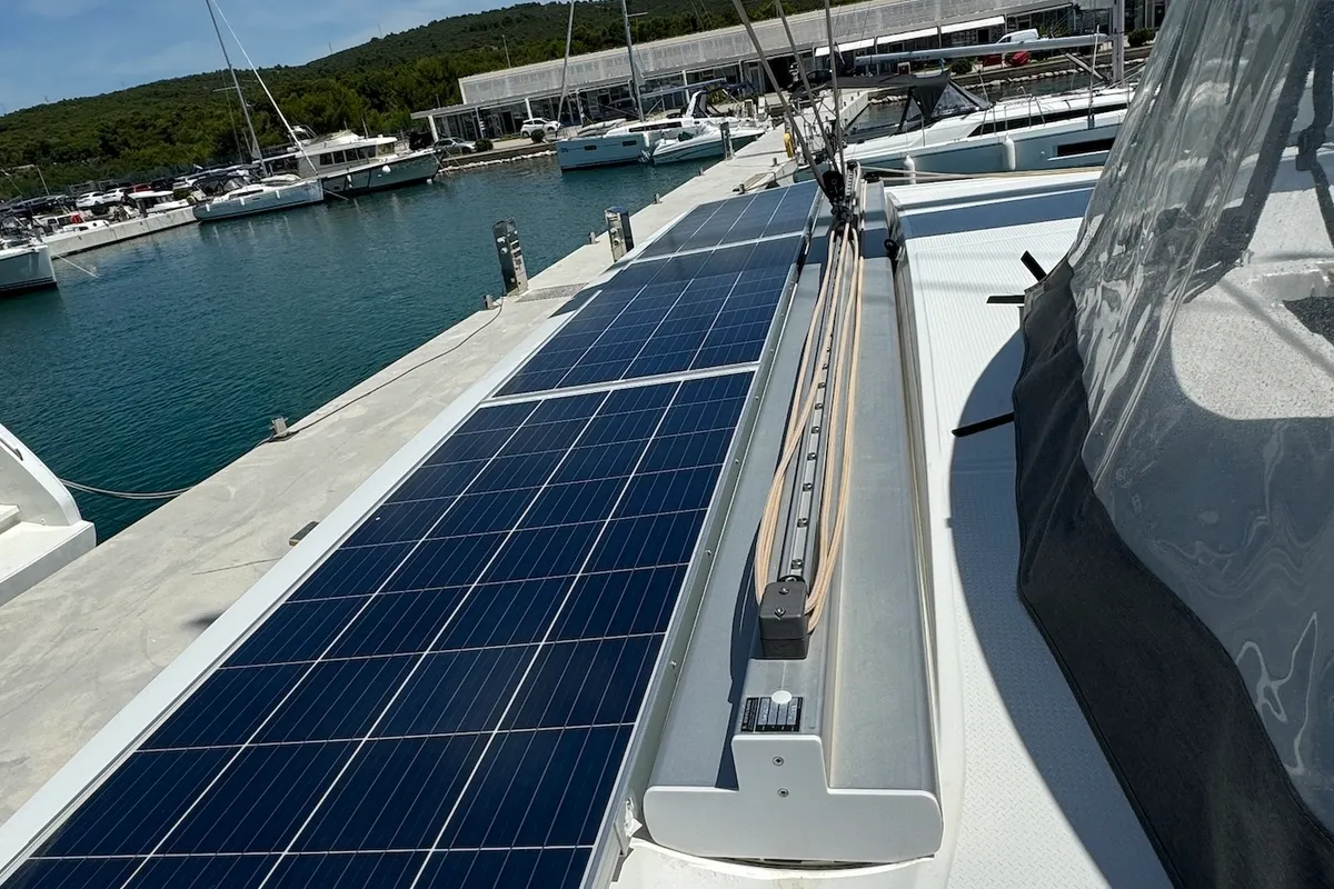 Bonita, a Fountaine Pajot Isla 40 catamaran at Općina Sukošan, Croatia