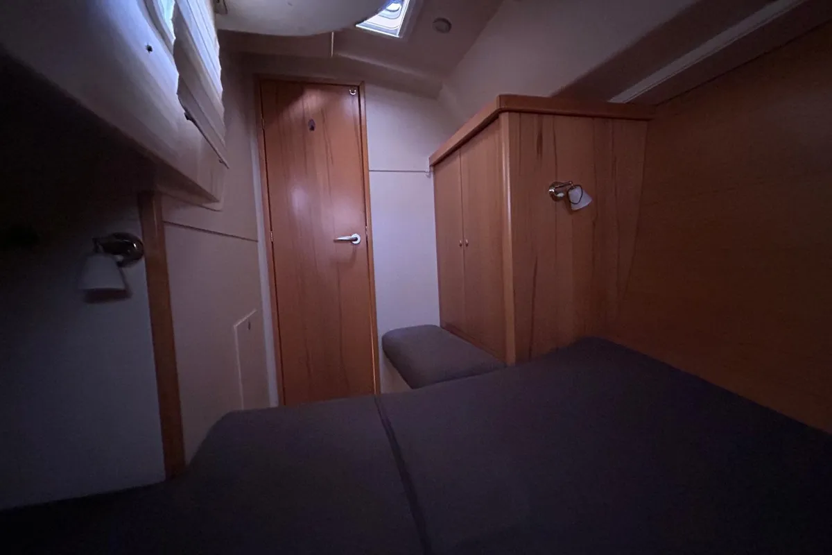 Cabin on Mara, a Hanse 400 sailboat at Seget Donji, Croatia