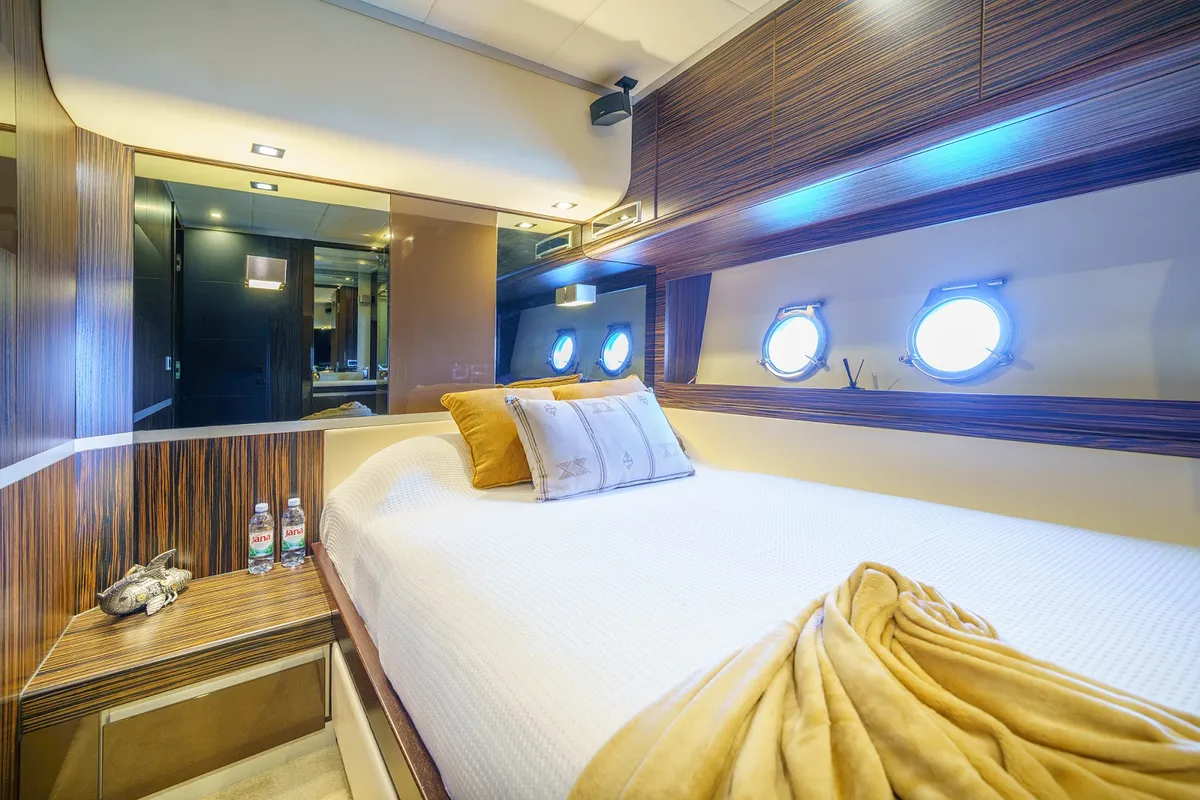 Cabin on Dalia, a Dominator 780S Deluxe motor yacht at Općina Sukošan, Croatia