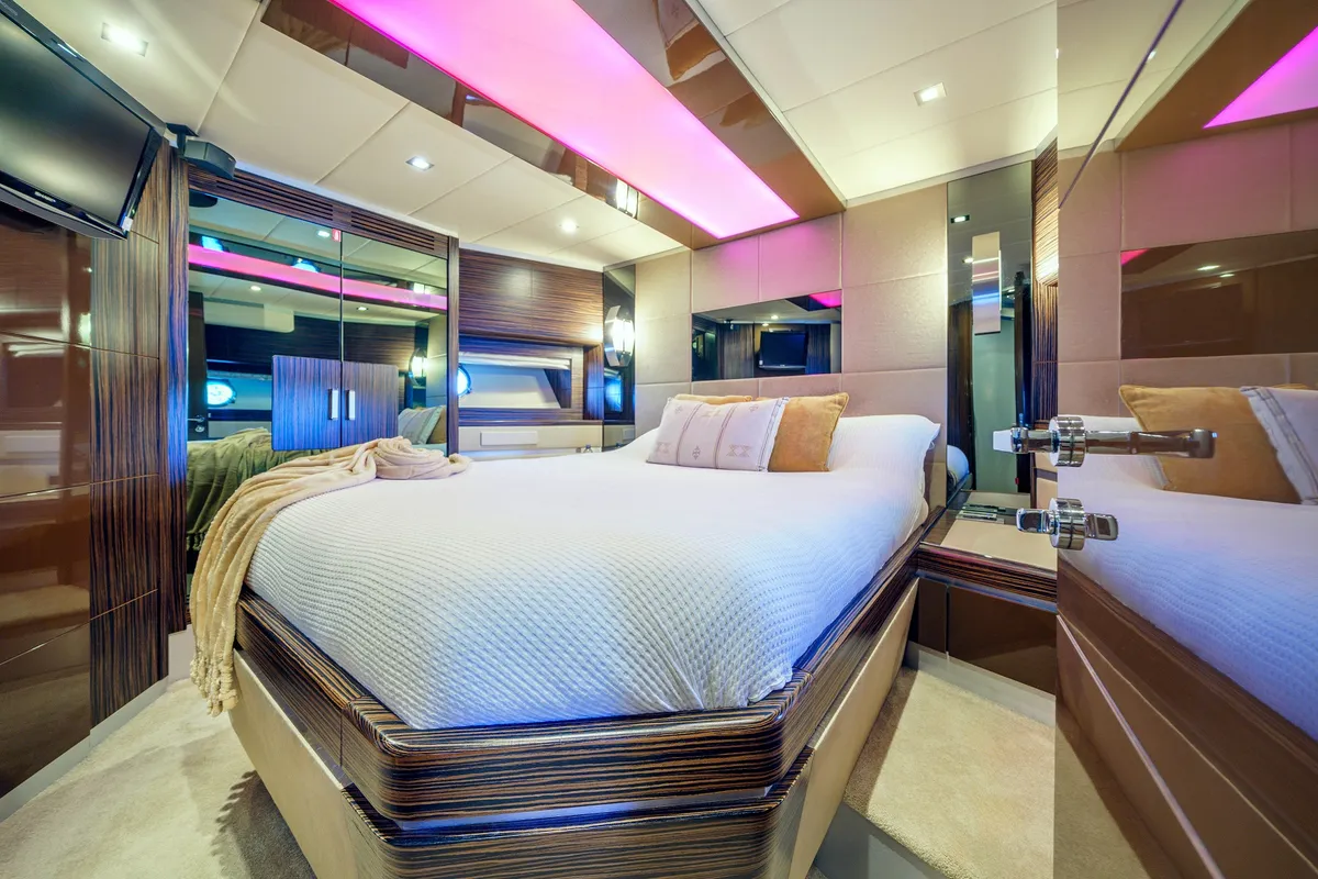 Cabin on Dalia, a Dominator 780S Deluxe motor yacht at Općina Sukošan, Croatia