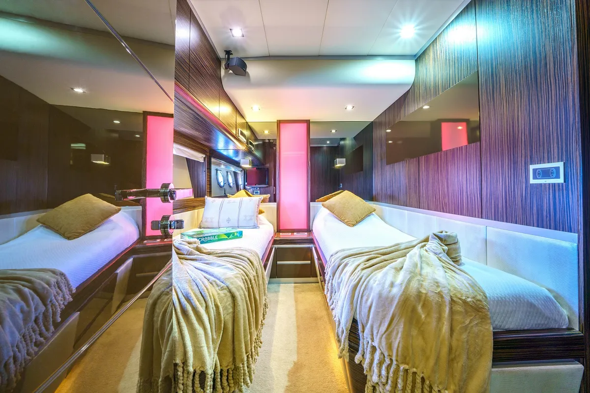 Cabin on Dalia, a Dominator 780S Deluxe motor yacht at Općina Sukošan, Croatia