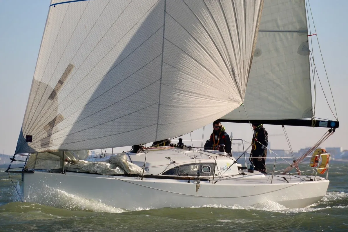 Kurun, a JPK 10.10 sailboat at La Trinité-sur-Mer, France