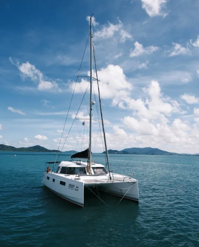 Exterior view of Nautitech 40 Open, a catamaran at Mai Khao, Thailand