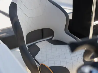 Cockpit of Comfort, a Gulet Motorboat motorboat at Dubrovnik, Croatia