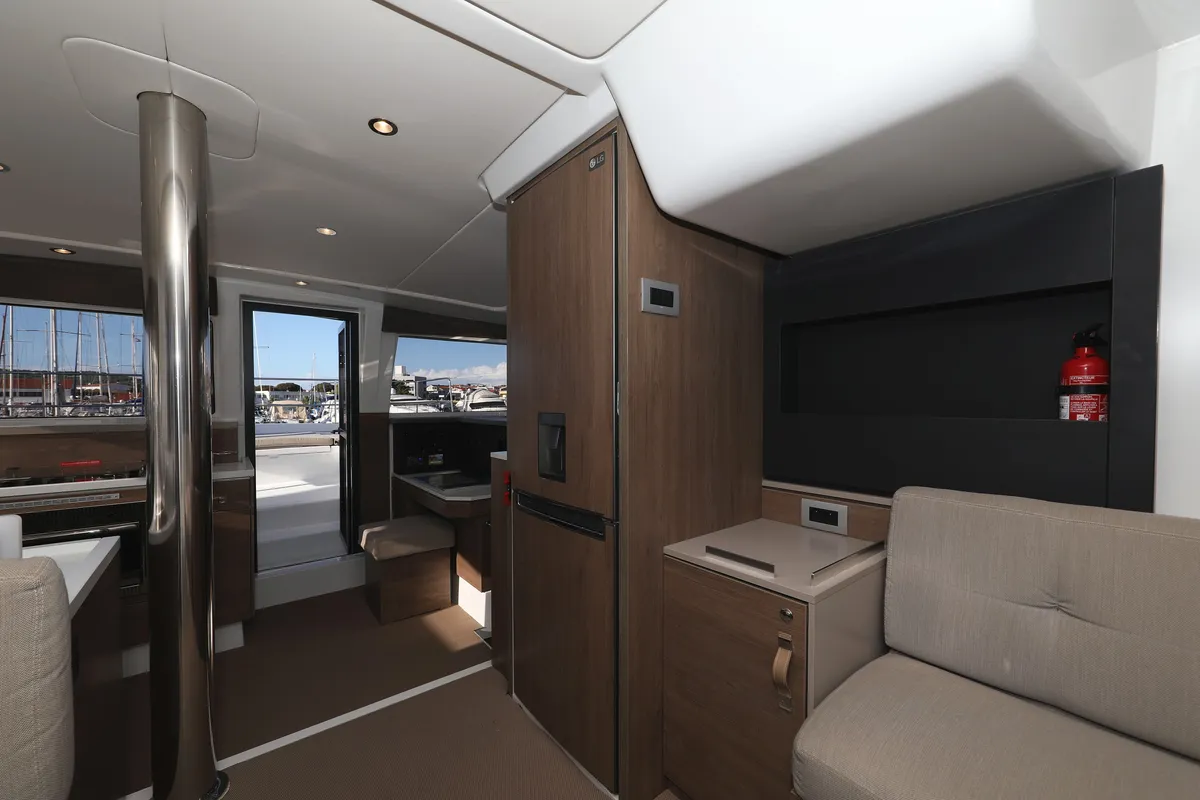Salon of Air Space, a Bali 4.2 catamaran at Grad Vodice, Croatia