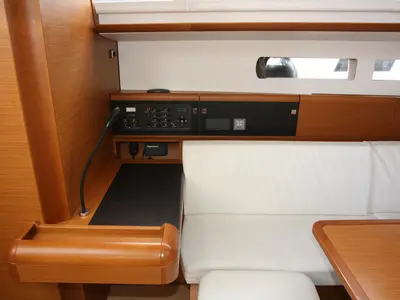 Galley of Horizon, a Jeanneau Sun Odyssey 479 sailboat at Palma de Mallorca, Spain