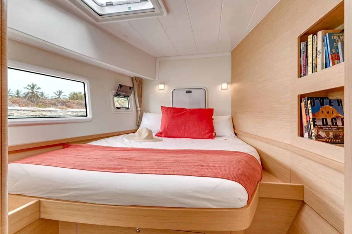 Cabin on Sugar Magnolia, a Lagoon 42 catamaran at Stock Island, United States