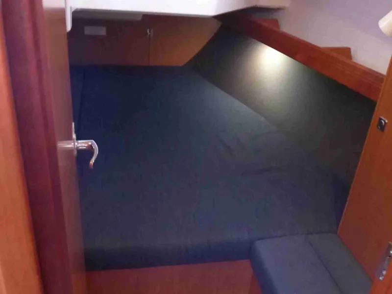 Cabin on Blue Passion, a Bavaria Cruiser 37 sailboat at Altefähr, Germany