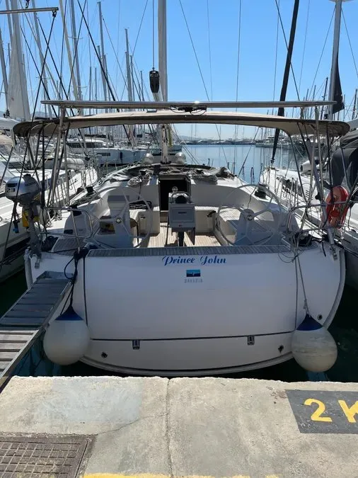 Prince John, a Bavaria Cruiser 51 sailboat at Kos, Greece