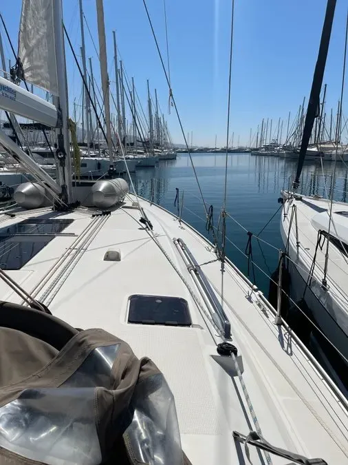 Prince John, a Bavaria Cruiser 51 sailboat at Kos, Greece