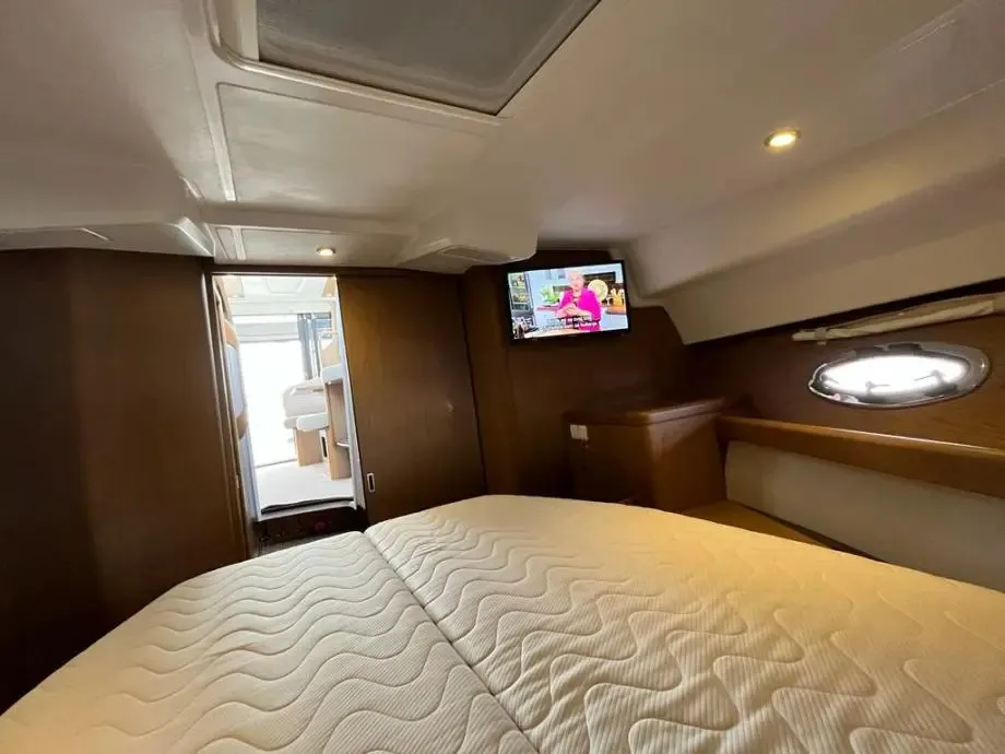 Cabin on Antares 32 Fly, a Beneteau Antares 32 motorboat at Grad Trogir, Croatia