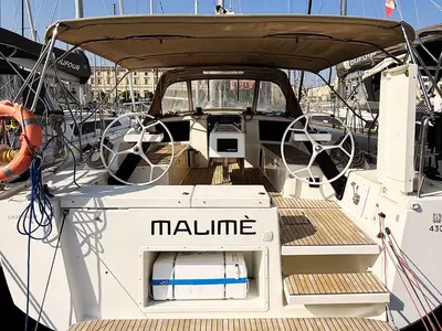 Malime, a Dufour 430 GL sailboat at Procida, Italy