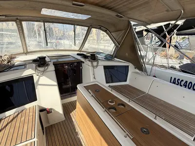 Malime, a Dufour 430 GL sailboat at Procida, Italy