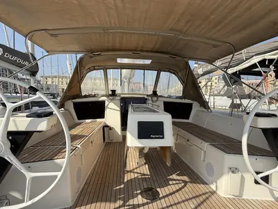 Malime, a Dufour 430 GL sailboat at Procida, Italy