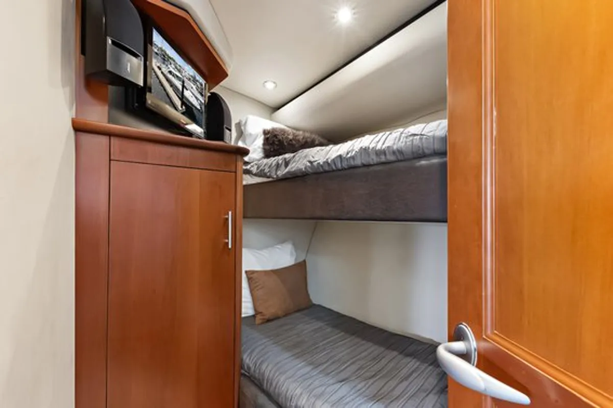 Cabin on Parr T On, a Sea Ray 60 Sundancer motorboat at Stock Island, United States